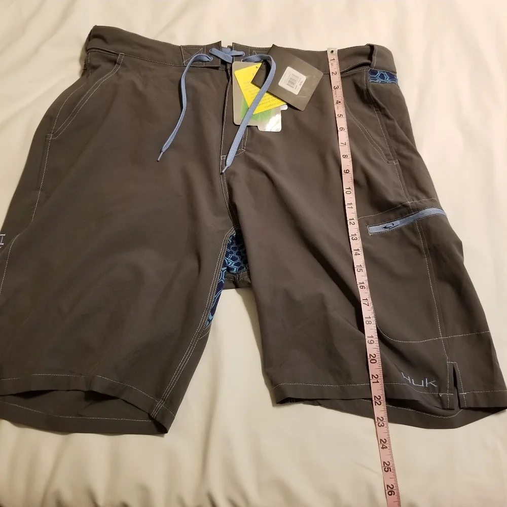 Huk Next Level Fishing Swimming Performance Boardshort NWT